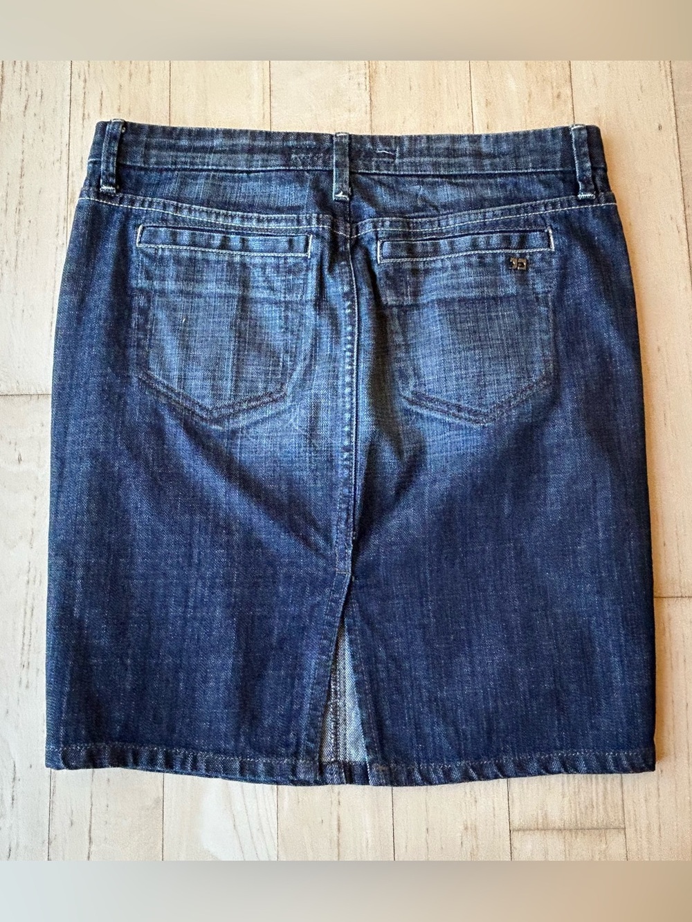 Joe's Jeans Ella Trouser Denim Pencil Skirt in Dark Wash Size 28 - Picture 4 of 14